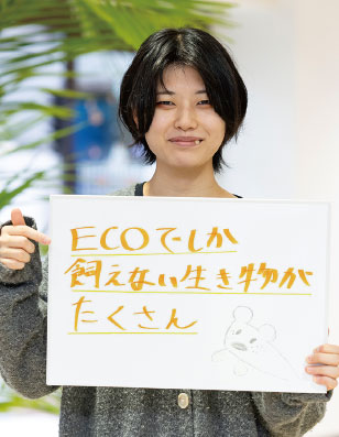 ECOでしか飼えない生き物がたくさん