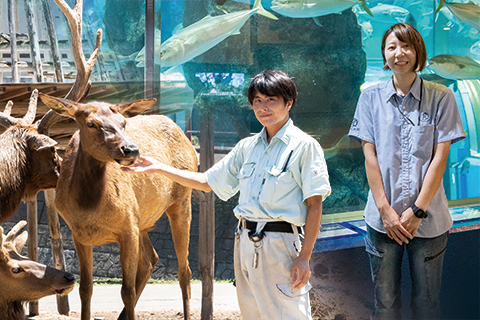 動物園・水族館＆テクノロジー専攻に所属する学生